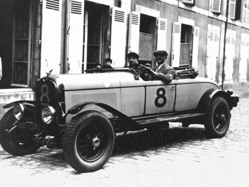 1929 Chrysler LeMans Race Car fvl BW (DaimlerChrysler Historical Collection)