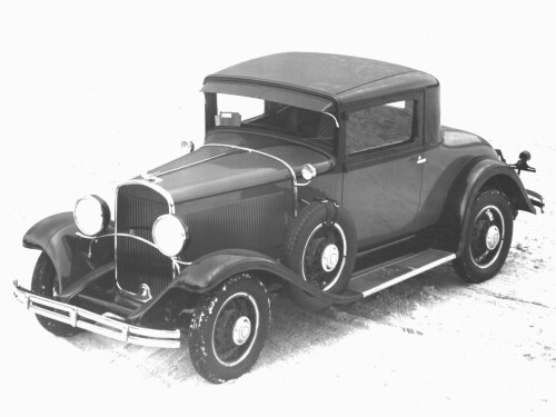 1930 Chrysler 3 Window Coupe hfvl BW (DaimlerChrysler Historical Collection)