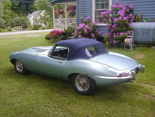 1967 Jaguar E Type Roadster Blue rvl