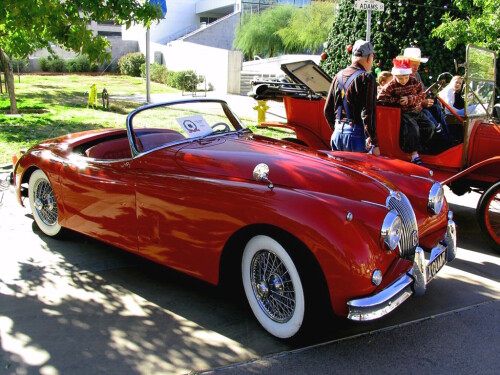 1958 Jaguar XK 150 Roadster Red fvr