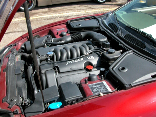 1997 Jaguar XK 8 Convertible Metallic Red V 8 Engine (2005 WW@WD PROC) DSCN7957