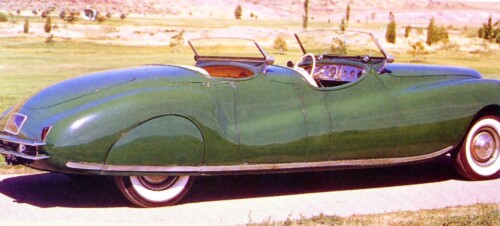 1941 Chrysler Newport Dual Cowl Phaeton Show Car by LeBaron Green rsvr (DaimlerChrysler Historical C