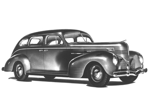 1939 Dodge 4 Door Sedan fvr BW (DaimlerChrysler Historical Collection)