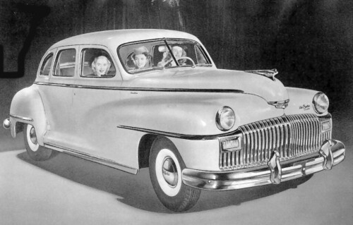 1946 Desoto 4 Door Sedan fvr BW (DaimlerChrysler Historical Collection)