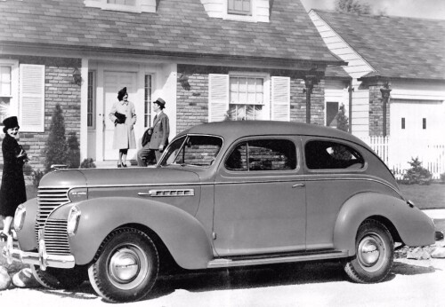 1939 DeSoto 2 Door Sedan fvl BW (DaimlerChrysler Historical Collection)