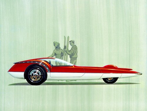 Futuristic Art Work (circa 1950s) 4 (DaimlerChrysler Historical Collection)