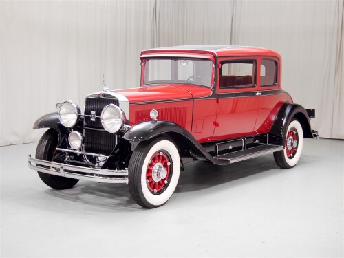 1930 Cadillac 353 Victoria V8 Red 01