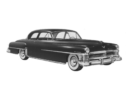 1951 Chrysler New Yorker Club Coupe fvr BW (DaimlerChrysler Historical Collection)