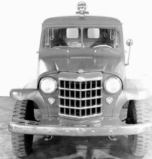 1951 Jeep Ambulance fv BW (DaimlerChrysler Historical Collection)