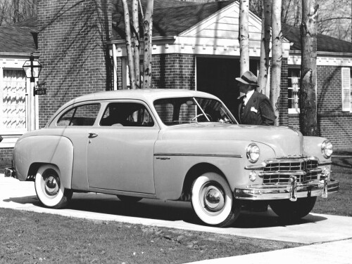 1949 Dodge Wayfarer 2 Door Sedan fvr BW (DaimlerChrysler Historical Collection)