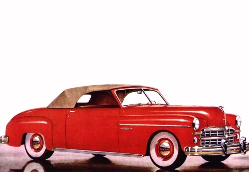 1949 Dodge Wayfarer Convertible Red fvr (DaimlerChrysler Historical Collection)