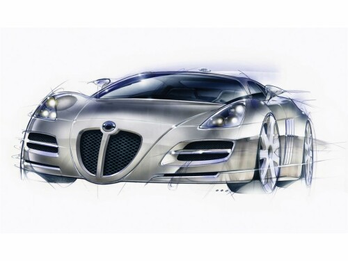 2004 Jaguar BlackJag Concept Fuore Drawing