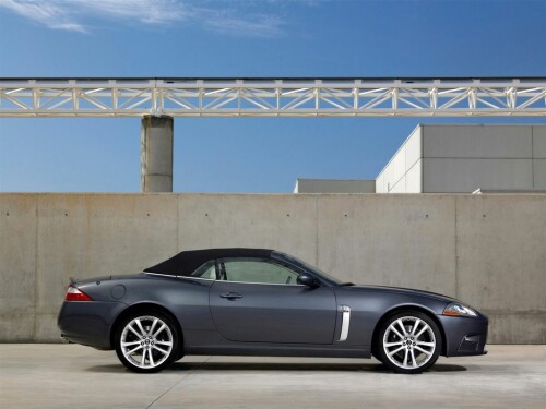 2007 Jaguar XKR Cabriolet Right Hood Up