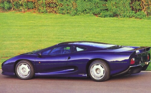 1994 Jaguar XJ 220 Twin Turbo 3.5L Blue Rr sv