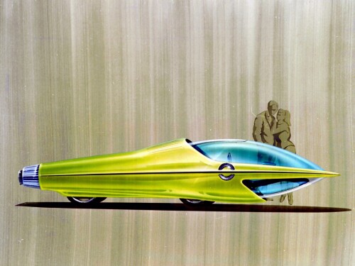 Futuristic Art Work (circa 1950s) 1 (DaimlerChrysler Historical Collection)