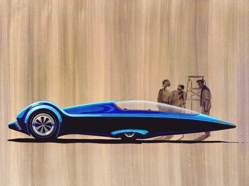 Futuristic Art Work (circa 1950s) 2 (DaimlerChrysler Historical Collection)