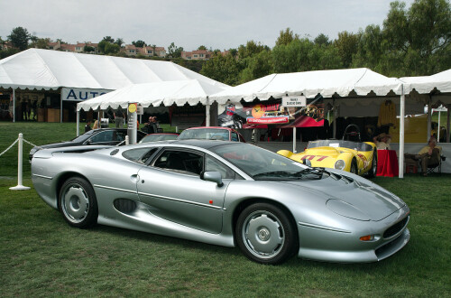 1993 Jaguar XJ220 silver blue fvr