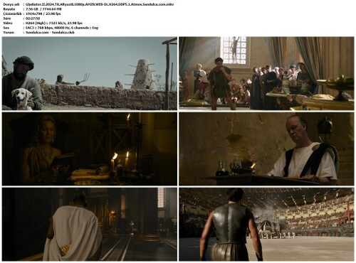 Gladyator.2 Gladiator.II.2024.TR.Altyazili.1080p.AMZN.WEB DL.H264.DDP5.1.Atmos.Sandalca.com.mkv